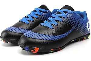 YHLLZY Boys Football Boots Kids Football Shoes Astro Turf Trainers Girls Soccer Athletics Training Shoes Teenager Outdoor Sport Shoes Sneakers for Unisex Kids