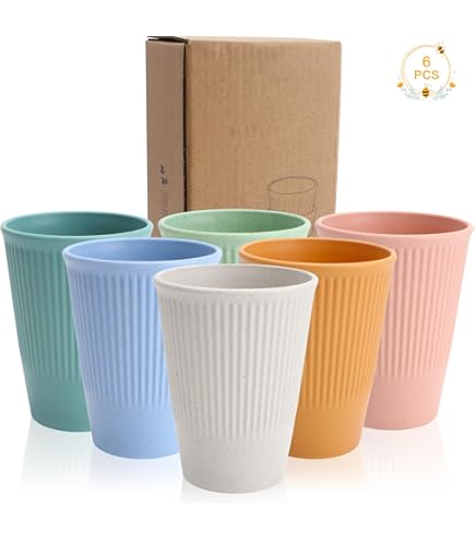 6 Bicchieri Cocktail Mojito Design 35 Cl - Colorati, Riutilizzabili, In Polipropilene, Made In Italy - Foto 2