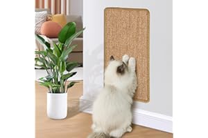 GBLAVM Rascador Gatos Sisal Natural,60x30cm,Protección Muebles,Cuida Uñas Gato,Diseño Sostenible y Elegante para tu Hogar Felino,para Sofa,Pared,Cama,Esquina,antiarañazos,Protector