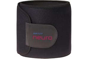 ARTZT neuro Atemtrainer Atemgürtel Schwarz, 113 x 22 cm