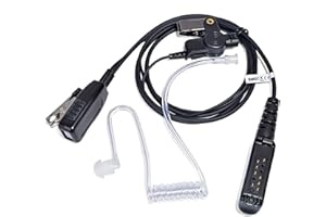 HYS Sepura - Auricolari di sicurezza compatibili con Sepura STP8000 STP9000(Tetra) SC20 SC21, cuffie a tubo acustiche nascoste (Tipo 1)