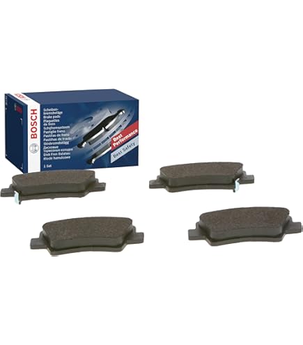 Pastillas De Freno Bosch BP1030 Para Eje Delantero - Juego De 4, Sin Cobre, Con Accesorios, Calidad OE