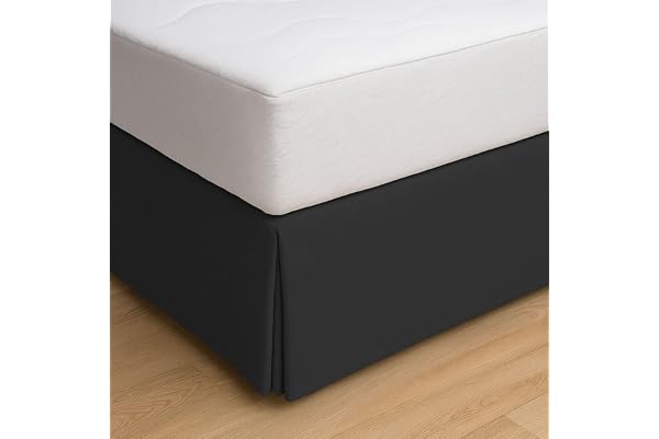 ECOMMERC3 | Canape-överdrag säng 105 storlek sängkjol 105 x 190/200 cm - Canape-överdrag färg svart halkfri passform och andningsbar 100% tillverkad i Spanien