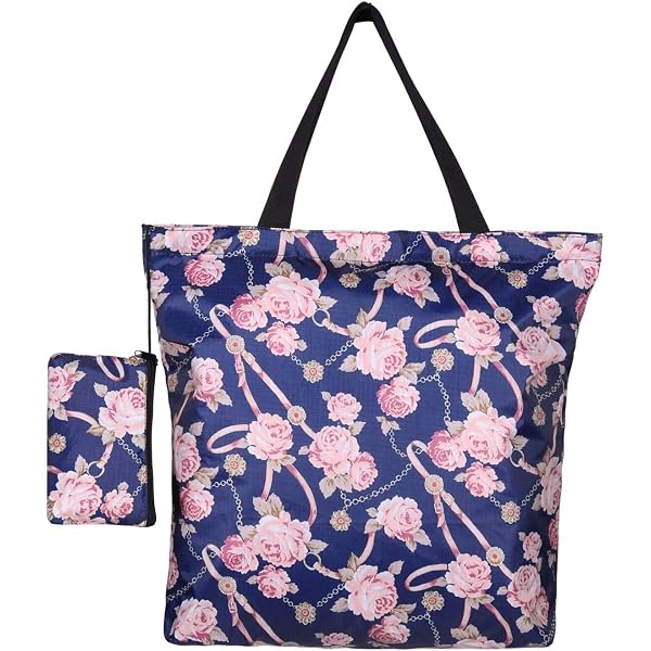 Sac De Courses En Coton Avec Fermeture éclair - Lot De 2 Sacs Grands Formats - Uni, Personnalisable - Idéal Shopping, Travail, Voyage, Rangement - 6