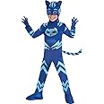 amscan Child Boys Official PJ Masks Licensed Deluxe Catboy Jumpsuit Fancy Dress Costume