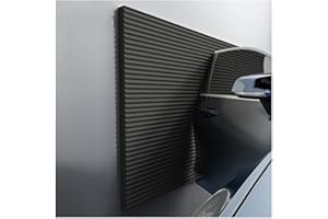 BORACY Paracolpi Garage, Paracolpi Garage Auto da Muro Esterno, Paracolpi Muro Garage, Gommapiuma Adesiva, Multicolore, 200x20/500x20 cm