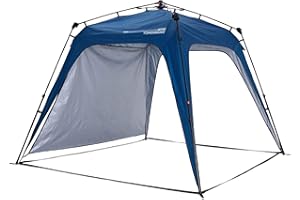 LUMALAND Where Tomorrow Gazebo de Camping + 1 Pared Lateral Incluida - Carpa Plegable para Acampada, Jardín o Terraza – Cenador Impermeable para Exteriores – 2.5 x 2.5 x 1.9 Metros