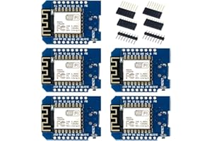 LAFVIN 5PCS D1 Mini NodeMcu ESP8266 ESP-12F Wireless WiFi Modul Internet of Things Development Board kompatibel mit Arduino/Wemos