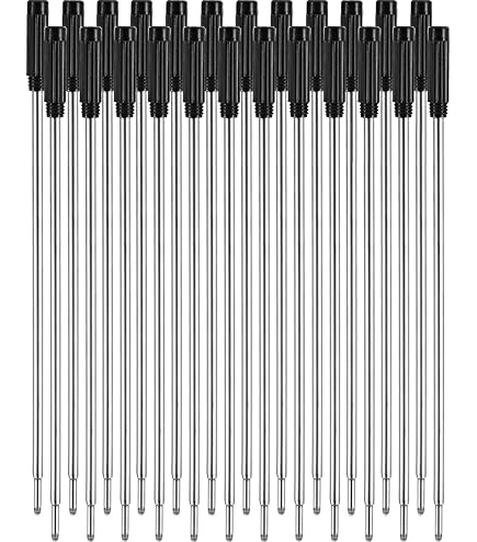TOSSPER 10x Kugelschreiber-Minen 0,7 Mm Schwarz – Ersatzminen Für Schule, Büro & Alltag