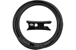 CESFONJER 10 m Tubi di osmosi inversa, 1/4" Tubo per Frigorifero, Tubo del Depuratore dell'Acqua, per Frigorifero Side by Side, filtri dell'Acqua (nero)