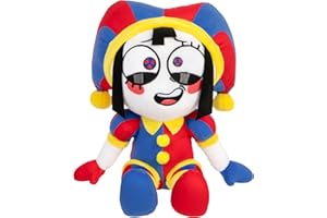 THE AMAZING DIGITAL CIRCUS Amazing Digital Circus Talking Pomni Plush, Press Pomni's Foot And Hear Her Say 13 Unique Phrases, 12" / 30 CM Interactive Plush Figure Made With Premium Materials Embroidery