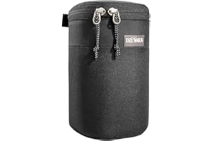 ‎TATONKA Tatonka Objektivtasche Lens Pocket - Gepolsterte Tasche für Kamera-Objektive bis 11 cm oder 16 cm Länge - Mit Gürtelbefestigung und Reißverschlussdeckel
