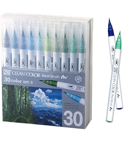 Zestaw Pisaków Kuretake Zig Clean Color Real Brush - Ceny I Opinie