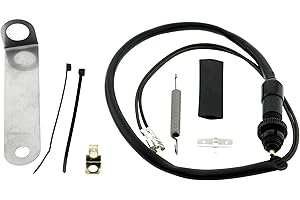 Ost2rad Umrüstset Bremslichtschalter Hinterradbremse für SIMSON S50 S51 S70, Zugfeder, Schwarz, Scharnierhebel, Manuell, 1 Stück