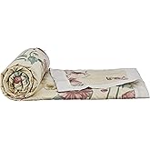 Amazon Brand - Solimo Single Microfiber Quilt|100% Microfiber Exterior|120 GSM|for Mild Winters and Ac Rooms (Lilac Ferns)