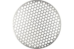 Oniissy Filet de barbecue rond en acier inoxydable pour four à vapeur, grille de barbecue, grille de pique-nique, 18 cm/20 cm/22 cm/24 cm/26 cm/28 cm/30 cm (30 cm)