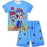 Kids Pajamas Friday Night Funkin Nightwear 2 Pcs/Set Children's Clothes Short Sleeve T-Shirt + Shorts Outfit