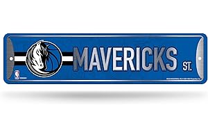 Rico Industries NBA San Antonio Spurs Home Decor Metall-Straßenschild (10,2 x 38,1 cm) – ideal für Zuhause, Büro, Schlafzimmer und Männerhöhle – hergestellt