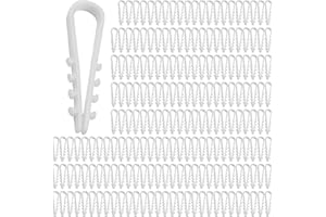 Thoquene 200 Stück Schlaufendübel, 3-13mm U Ttype Steckschlaufe Mauernutclip