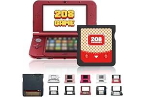 GENERIC DS Game，208 in 1 Super Combo Game Cartridge，Contains 208 3ds Games，Retro Classic Games Card Suitable for NDS, NDSi, 3DS, New, DS, 2DS, DS Lite
