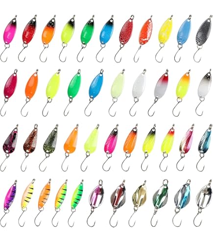 Set De 5 Cuillères Ondulantes Pour Pêche – Cuillères Spinning Truite Jigging 5g