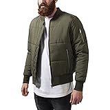 URBAN CLASSICS Giacca Bomber Uomo Invernale, Design Classico, Giubbotto Imbottito, Aderente e Vestibilità Ottimale, Giubbino 
