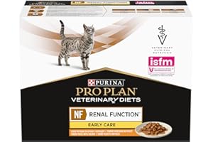 PURINA PRO PLAN Veterinary Diets NF Renal Function Early Care | dwupak | 2 x 10 x 85 g | dietetyczna karma dla dorosłych kotów | do wspomagania funkcji nerek