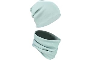 Alkato Unisex Beanie Mütze und Schal Set Uni