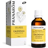 PRANAROM Organic Calendula Vegetable Oil 50ml &ndash; Soothing Sensitive Skin | Marigold flower macerate. Soothes sensitive, irrita