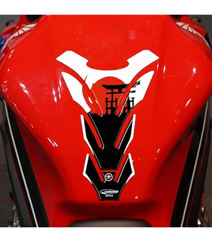 Tankpad Motorrad Suzuki RGS-X - 3 Zoll Polymer Tankschutz Draht Muster