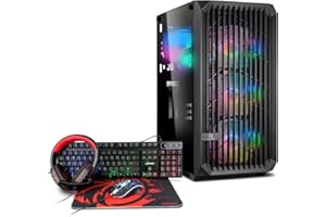 ‎MEMORY PC Memory PC Gaming PC Desktop - Intel Core i5 13400F 2,5 GHz, NVIDIA RTX 4060, 1TB NVME SSD, 16GB DDR4 RAM 3200, AC1300 WLAN, Windows 11 Pro 64-Bit, Zubehör Bundle