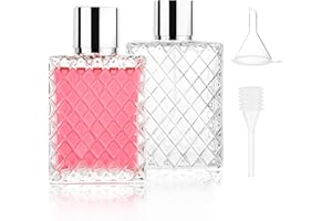 NVIYAM 2PCS 100ml Flacon Parfum Vide, Flacons vaporisateurs rechargeables, Vaporisateur Parfum Vide, Vaporisateur de parfum pour Voyage, Portable de Voyage Atomiseur Pulvérisation Flacon de Parfum