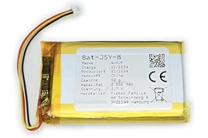 AURUM Akku für Babyphone eufy SpaceView Baby Monitor E110 T8300-M und HelloBaby HB40 HB6250 Babyfon