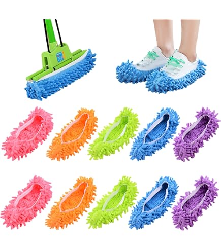 Pantofole Polvere Pulizia Pavimenti Scarpe Mop Antiscivolo Casa Pulizia