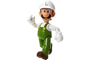 WORLD OF NINTENDO Nintendo 91439 - Mario Figures Série 4 - Luigi feu, 10 cm