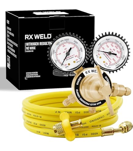 Nitrogen Purge Regulator Uniweld RHP400 Nitrogen Regulator With 0-400 PSI Delivery High Pressure Regulator Nitrogen Purge Regulator Uniweld RHP400 Nitrogen Regulator With 0-400 PSI Delivery High Pressure Regulator
