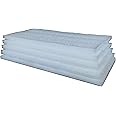 STYLELAB EPE Foam 15mm, LXW 12-Inches X 6-Inches, Packaging Material for Fragile Cushioning (Pack of 5 sheets) (WHITE)