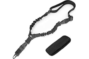 ‎REDAPRIC 1 Punkt Sling Riemen für Gewehr einstellbare Flexible Schnellspanner EIN Punkt Gewehr Riemen langlebig Riemen mit Metallhaken für Outdoor-Sportarten