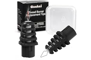 Etcokei Fadenbrenner-Zap-Ersatzspitze, für T-004U und T-005U, 2 Stück pro Packung, für Perlenarbeiten, Schmuckherstellung, Schmelzen, Knoten, Perlenweben, Lederarbeiten, Auffädelprojekte