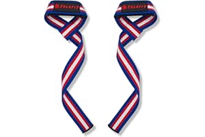 TF TALAFIT TALAFIT Straps Powerlifting Correas Levantamiento de Pesas - Muñequeras de Agarre - Fitness - Peso - Culturismo - Gimnasio - Deportivas - Gym Agarraderas - Accesorios deportivos - Muñequera de Alterofilia- Crossfit