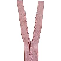 DOJA Barcelona | Fermeture Eclair 60 Cm Jaune | Pack 10 Fermeture Eclair Séparable #5 | Curseur Automatique | Dent Plastique | Zip Fermeture Eclair | Pour Mercerie Fermeture Éclair, Veste, Manteau