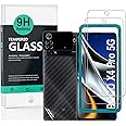 Ibywind Screen Protector For Xiaomi Poco X4 Pro 5G 6.67"[2 Pack],9H Hardness Tempered Glass,With 1Pc Camera Lens Protector,Easy to Install