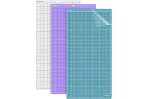 ‎REALIKE REALIKE Variety Grip Schnittmatte für Silhouette Cameo 3/2/1,12x12 Zoll 3er-Pack Klebstoff klebrig Schneidematte 3er-Schneidematten Ersatzmatten Zubehörset Vinyl Craft Sewing