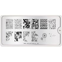 Moyou London Nagelschablone The XL Pro 06 | Mit 12 Motiven, Aus Stahl | Für Stamping-Nageldesign