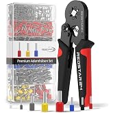 RedStar24 Crimping Pliers Electrical Terminals &ndash; Kit of 1800 Electrical Tips &ndash; [0.25-10 mm&sup2;] &ndash; Self-Adjusting &ndash; Electrical Te