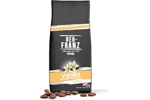 ‎DER-FRANZ Der-Franz Kaffee, aromatisiert mit Vanille, Intensität3/5, Arabica und Robusta Kaffeebohnen, 1000 g