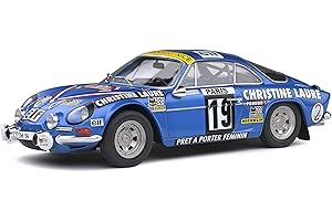 SOLIDO - Alpine A110 1600S - Rallye Monte Carlo 1976-1/18, Bleu