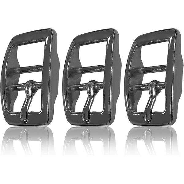 Ganzoo Lot De 3 Boucles De Ceinture En Métal Pour Homme Et Femme, Fente De 20 Mm, Boucle Ardillon, Convient également Pour Adaptateurs Biothane (cuivre