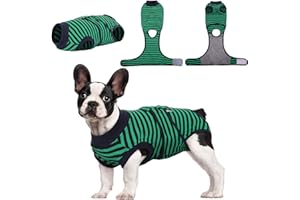 Kuoser Tuta di Recupero per Cani e Gatti Dopo l'Intervento Chirurgico, Protezione per Ferite Addominali/Malattie della Pelle del Cucciolo, Alternativa al Collare Elettronico per Animali Domestici