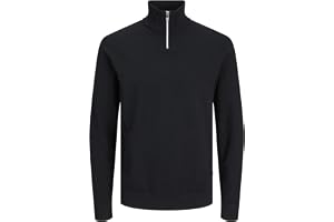 JJ REBEL Herr Jrebcallum Knit halvlång dragkedja